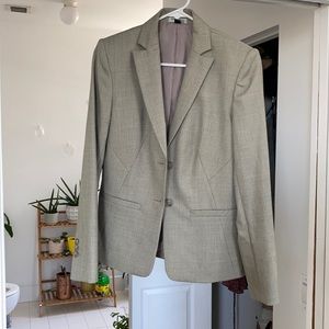 Gray blazer